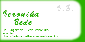 veronika bede business card